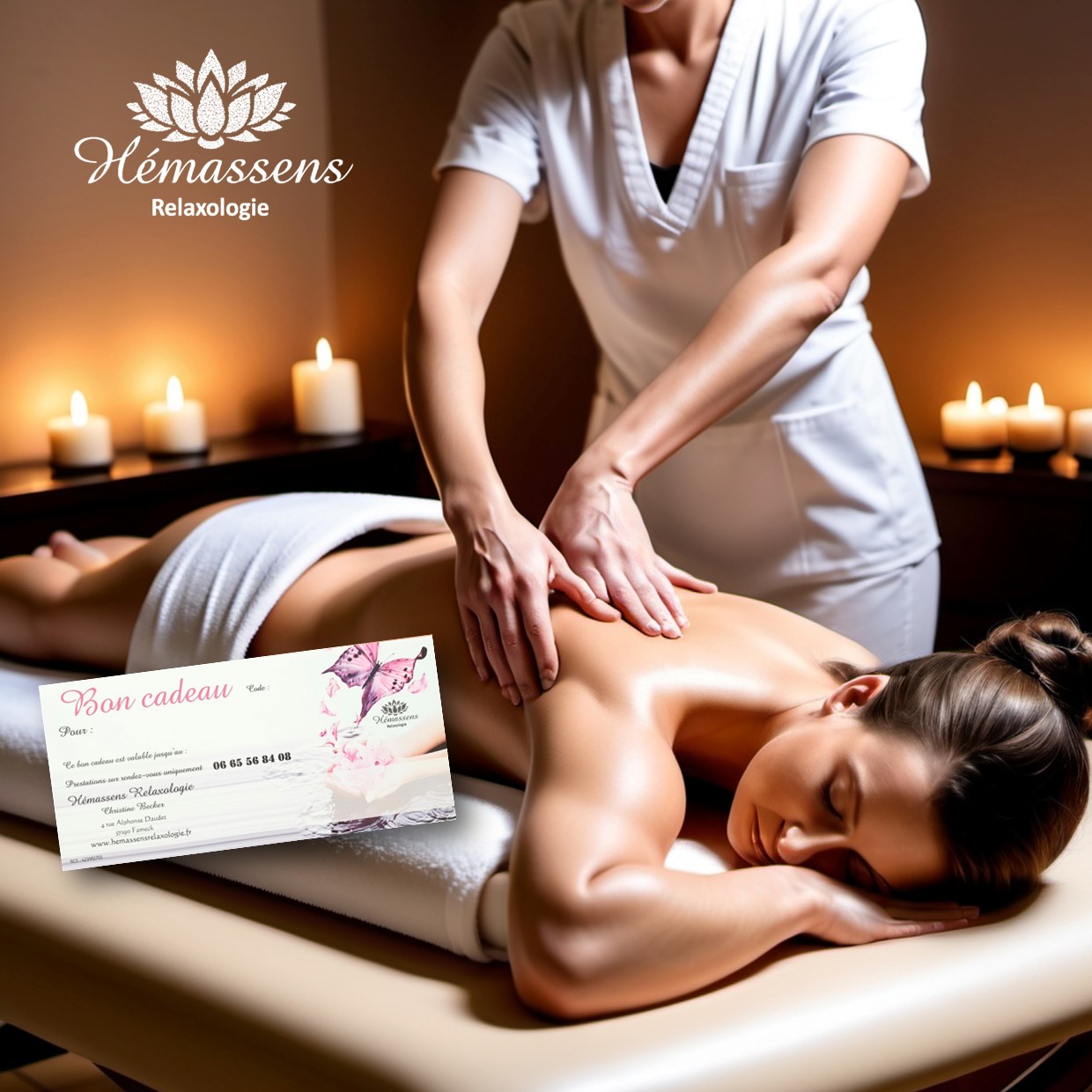 Bons cadeau à offrir Hémassens Relaxologie