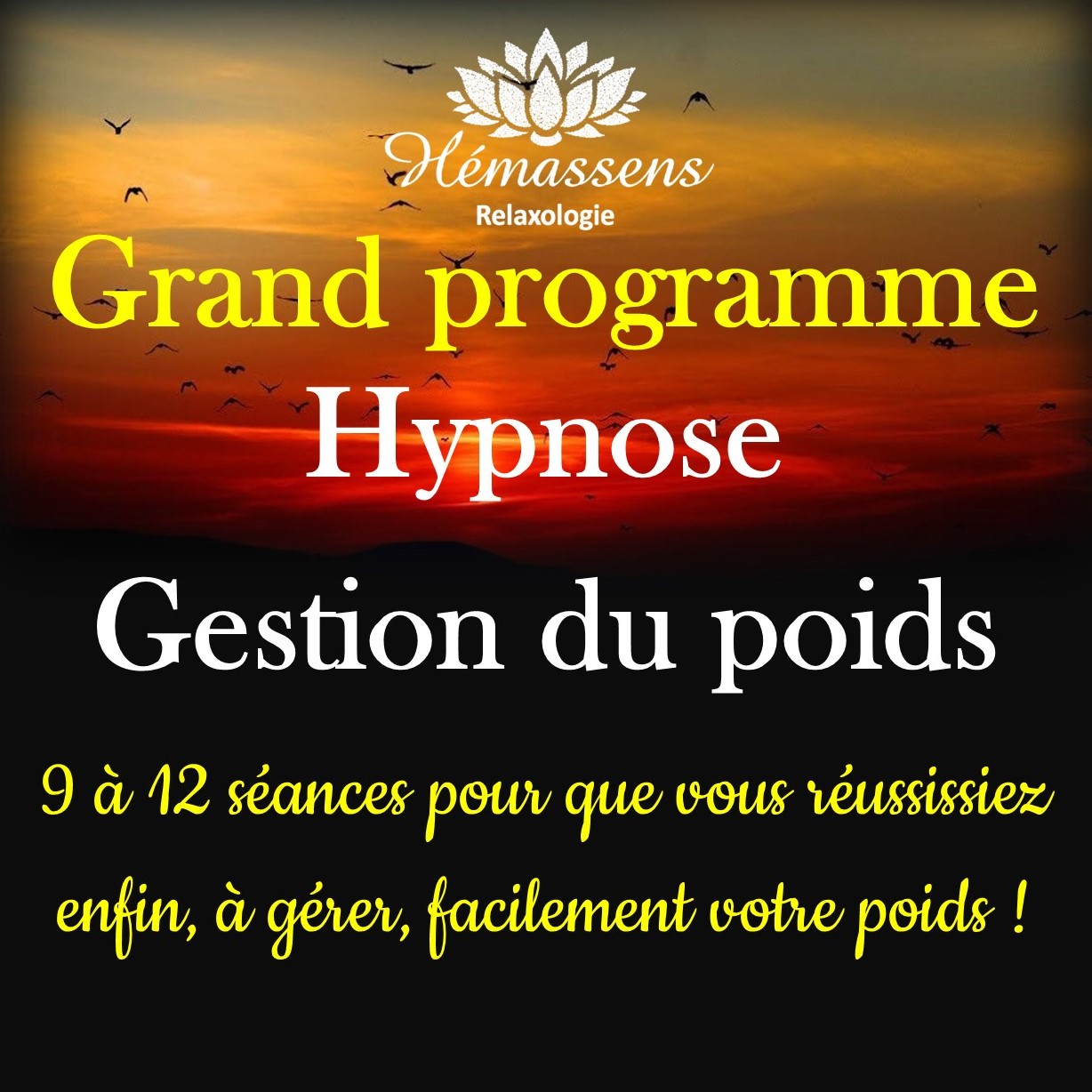 9 à 12 séances d'hypnose de gestion de poids