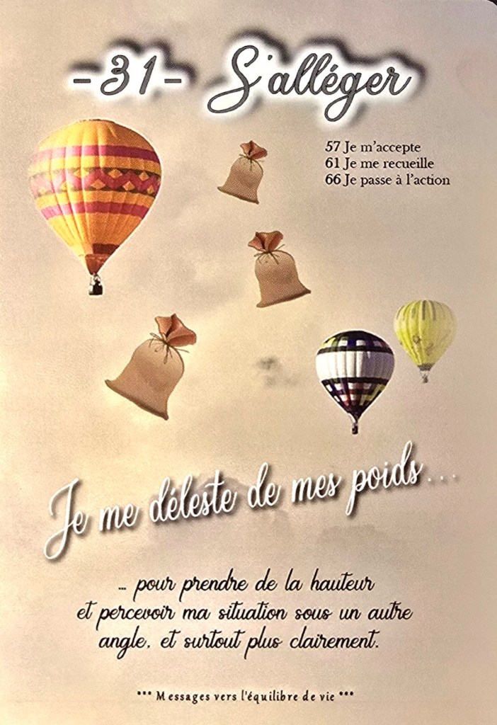 oracle Messages vers l'Equilibre de vie