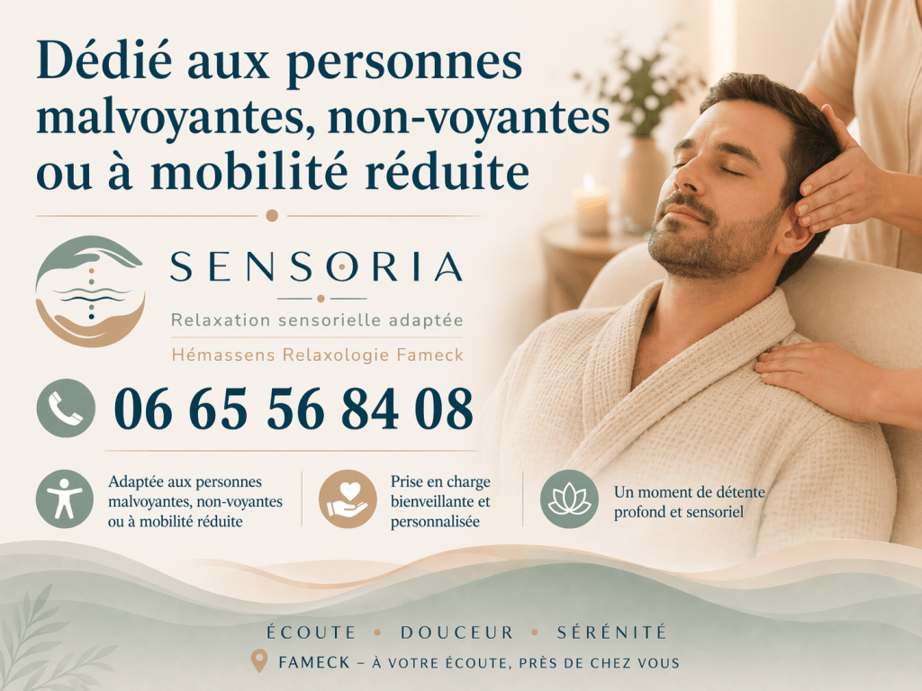 dédié aux personnes malvoyantes, non-voyantes ou à mobilité réduite.