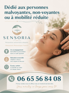 adaptées aux personnes malvoyantes, non-voyantes ou à mobilité réduite.