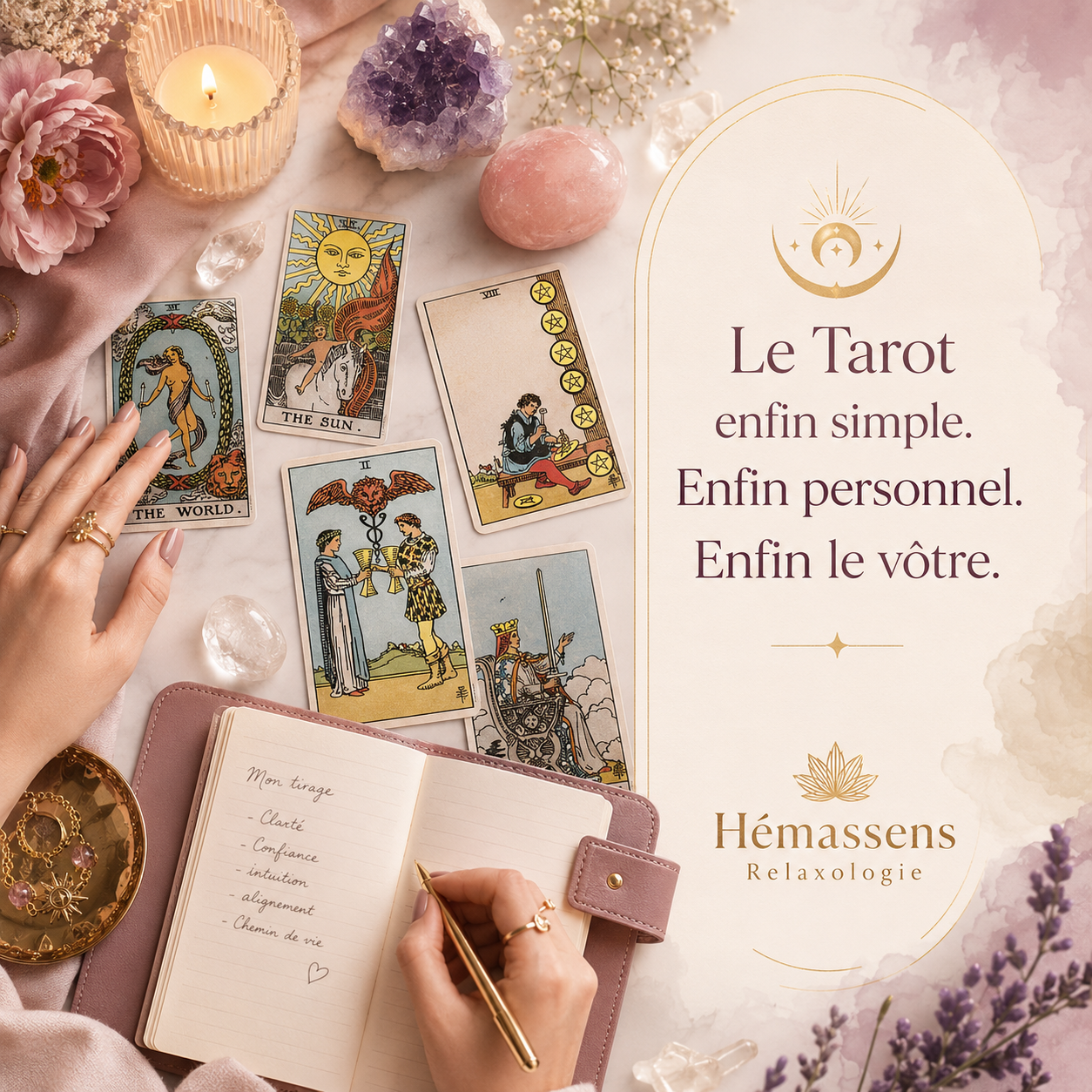 Apprentissage du Tarot grâce à ses propres tirages