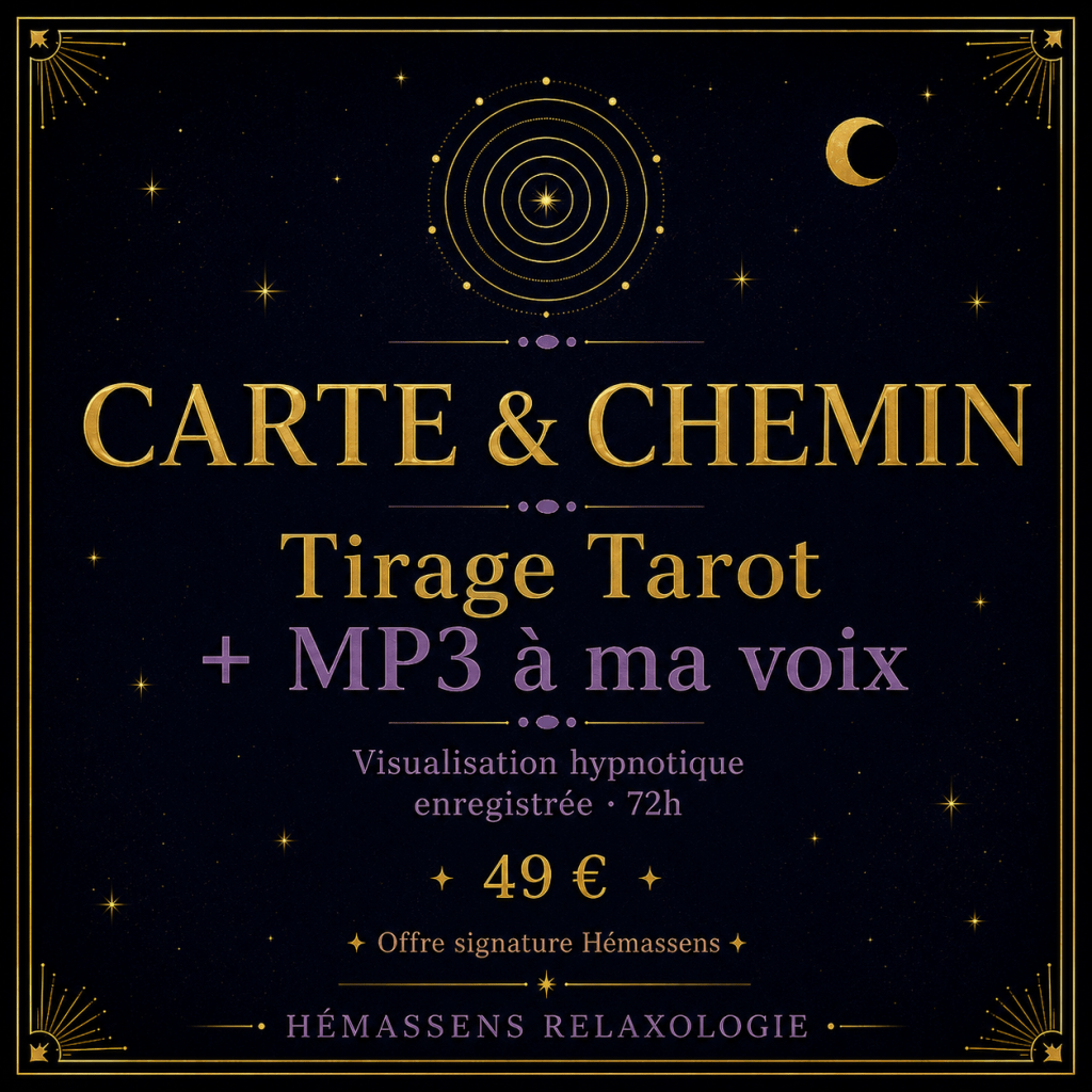 Carte chemin tarot hypnose