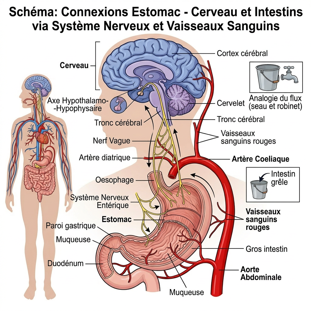 Liens dans le corps avec l'histaminose